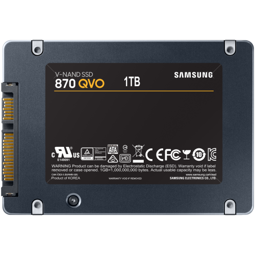 Твердотельный диск 4TB Samsung 870 EVO, V-NAND, 2.5", SATA III, [R/W - 530/560 MB/s]